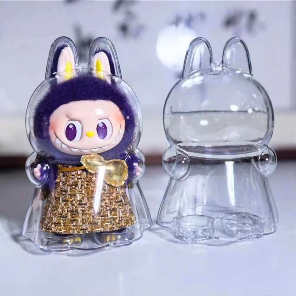Adorable Bunny Doll with Gold Accents